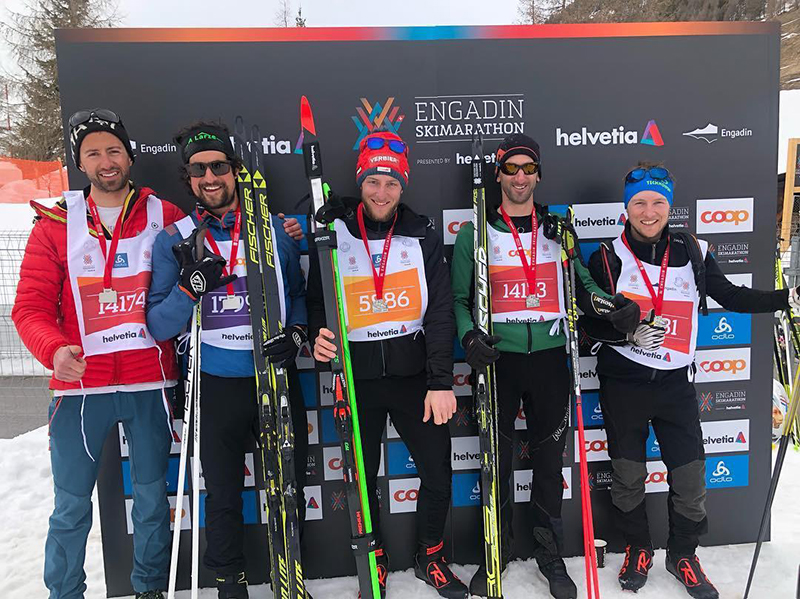 Justin Murisier au Marathon de l'Engadine