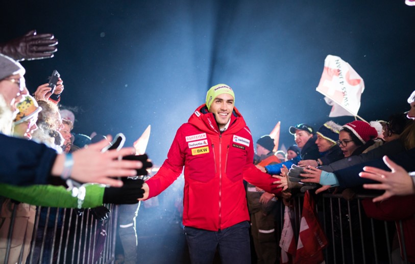 Daniel Yule remporte le slalom d'Adelboden !